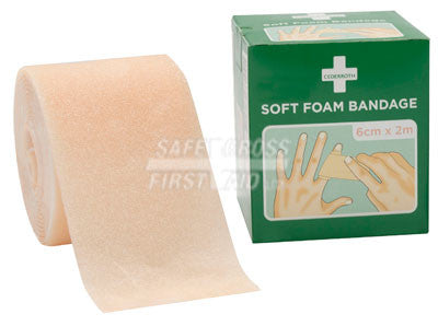 Cederroth, Soft Foam Bandage, Tan, 6 cm x 2 m Hot on Sale