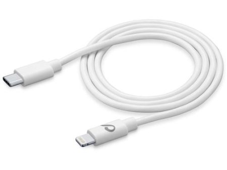 Cabo de Dados Cellularline USB-C   Lightning 0,6 m Branco Online now