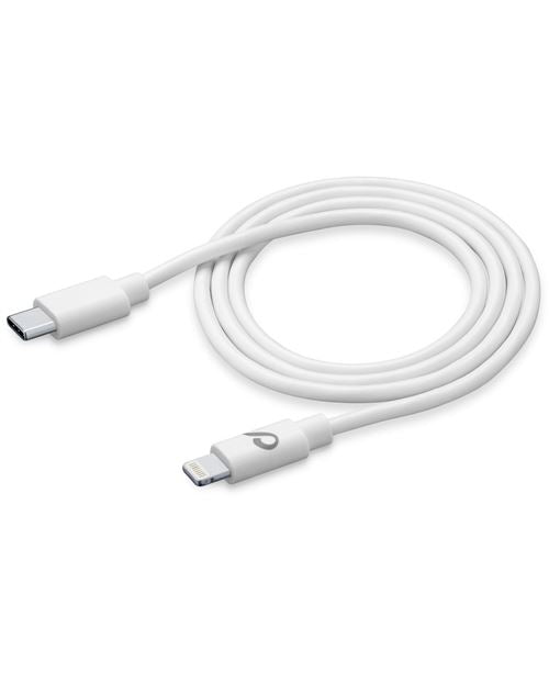 Cabo de Dados Cellularline USB-C   Lightning 0,6 m Branco Online now