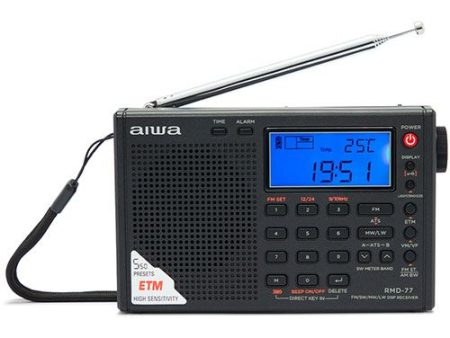 Rádio Portátil Aiwa RMD-77 - Preto Supply