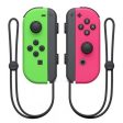 Nintendo Switch Conjunto Comandos Joy-Con Verde Néon & Rosa Néon (Esquerdo+Direito) Online Hot Sale