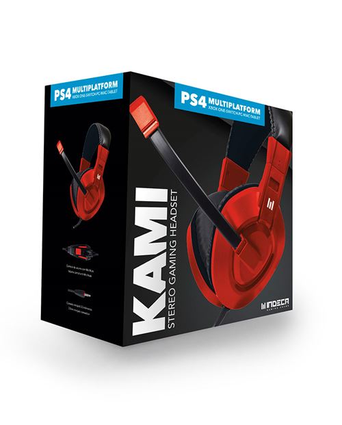 Headset Gaming Kami Vermelho PS4 For Cheap