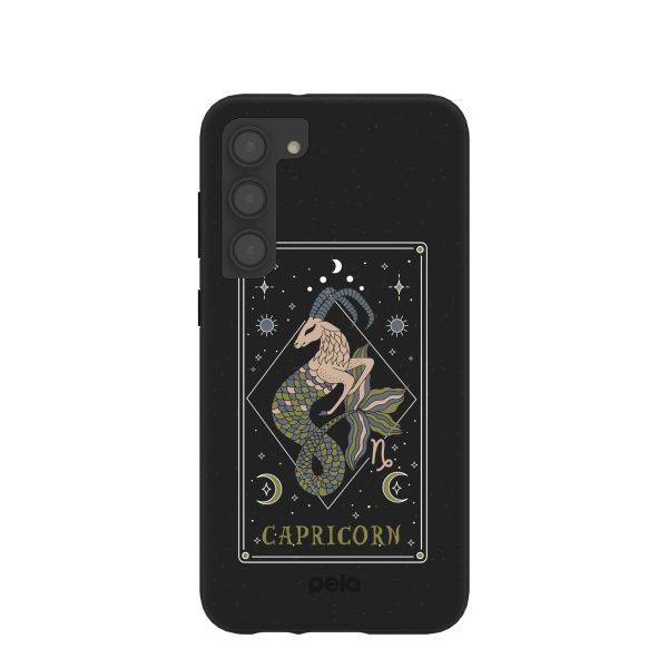 Black Capricorn Samsung Galaxy S23+(Plus) Case Online Hot Sale