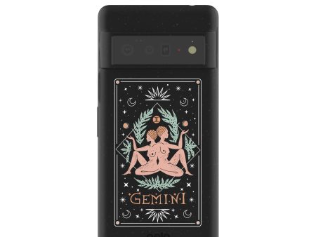 Black Gemini Google Pixel 6 Pro Case Discount