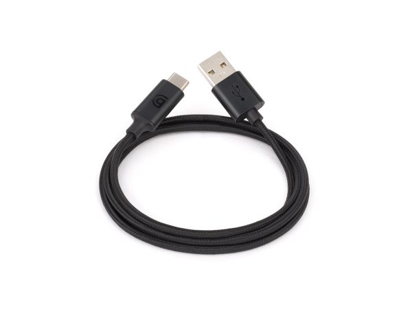 Premium USB-C to USB-A Charge Sync Cable,  3-ft (.9-m), Black Discount