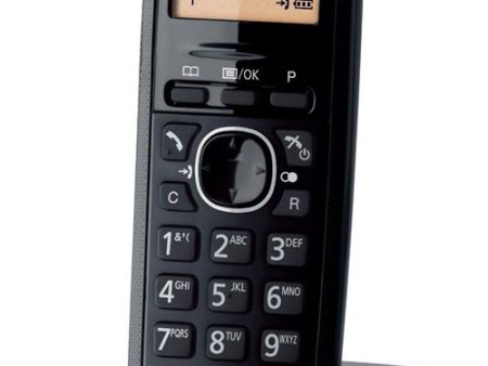 Telefone sem Fios Panasonic KX-TG1611 DECT Preto For Cheap