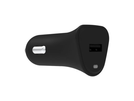 PowerJolt Universal USB-A 12W Car Charger with USB-A to Lightning Cable Online