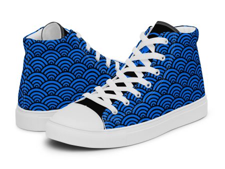 Blue Wave High Top Shoes - Women s Cheap