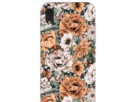 Black Peachy Peonies iPhone XR Case Online now