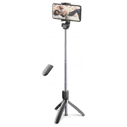 Selfie Stick Cellularline Freedom Tripé Bluetooth Fashion