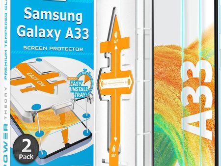 Samsung Galaxy A33 5G Tempered Glass Screen Protector [2-Pack] Hot on Sale