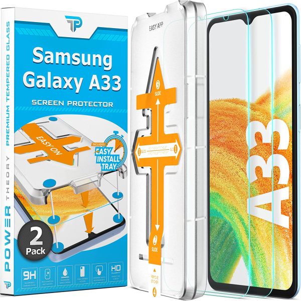 Samsung Galaxy A33 5G Tempered Glass Screen Protector [2-Pack] Hot on Sale