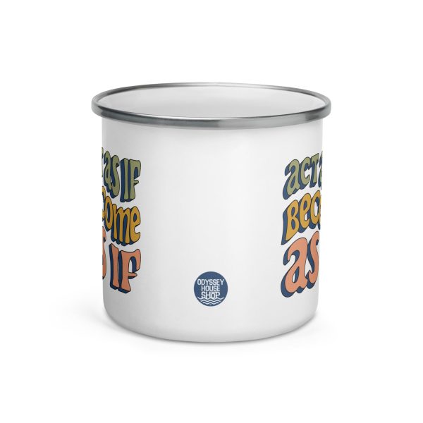 Act as if Maxim Enamel Mug Supply