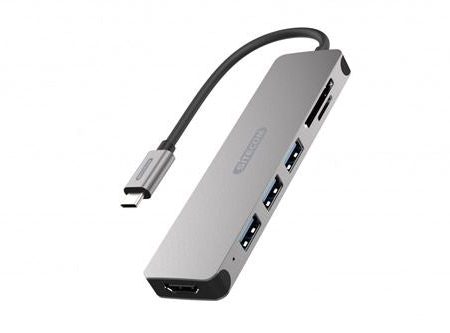 Hub USB-C Sitecom 3x Usb + Card Reader + Hdmi (195727) Online Sale