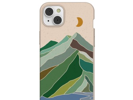 Seashell Mountain Sketch iPhone 14 Plus Case with MagSafe Module Discount