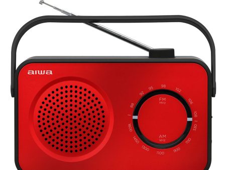 Rádio Portátil Aiwa R-190RD Vermelho Cheap