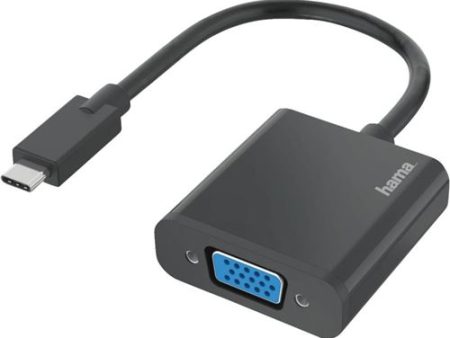 Adaptador Hama USB-C - VGA Preto For Sale