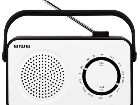 Rádio Portátil Aiwa R-190RD Branco Sale