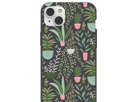 Black Indoor Garden iPhone 14 Plus Case with MagSafe Module Hot on Sale