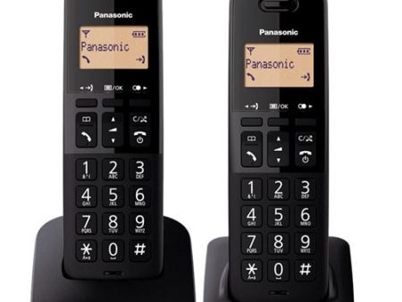 Telefone sem Fios Panasonic DECT KX-TGB612 Duo Preto Hot on Sale