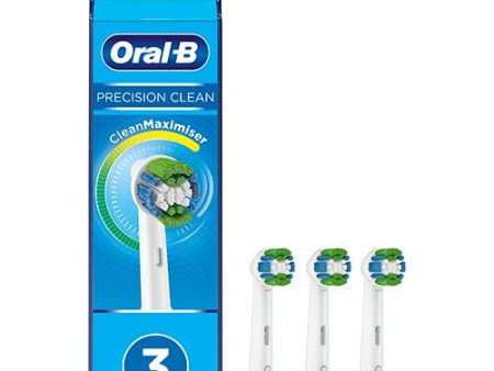 Recargas para Escovas de Dentes Elétrica Oral-B Precision Clean com Clean Maximiser - 3 Uni. on Sale