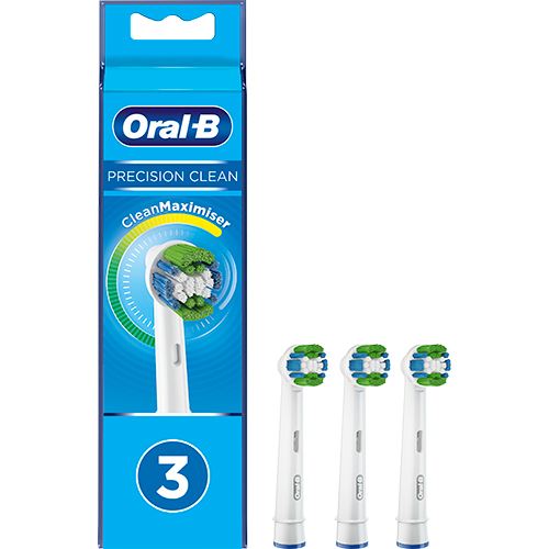 Recargas para Escovas de Dentes Elétrica Oral-B Precision Clean com Clean Maximiser - 3 Uni. on Sale