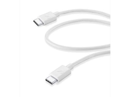 Cabo de Dados Cellularline USB Tipo-C USB Tipo-C 60 cm Branco Online now