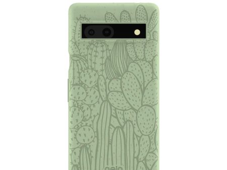 Sage Green Cacti Google Pixel 7a Case Sale