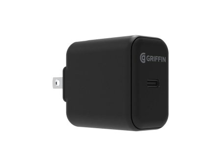 Griffin PowerBlock USB-C PD 18W Wall Charger - Black Supply