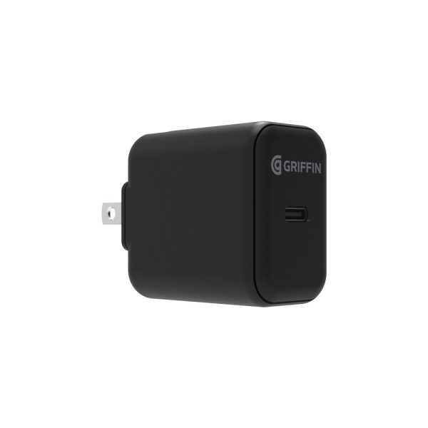 Griffin PowerBlock USB-C PD 18W Wall Charger - Black Supply