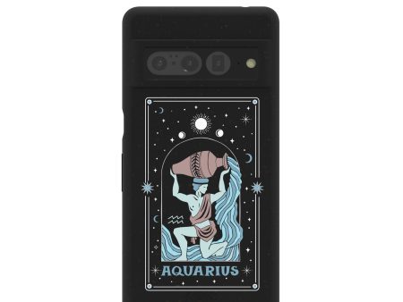 Black Aquarius Google Pixel 7 Pro Case Hot on Sale