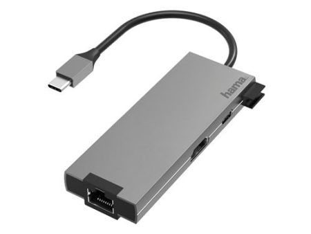 Hub USB-C Hama 2x USB-A 1xUSB-C 1xHDMI 1xLAN (200109) Online Sale