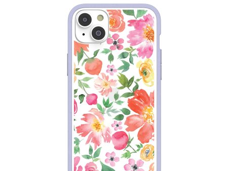 Clear Prairie Florals iPhone 14 Plus Case With Lavender Ridge on Sale