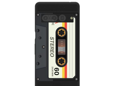 Black Cassette Google Pixel 7 Pro Case Cheap