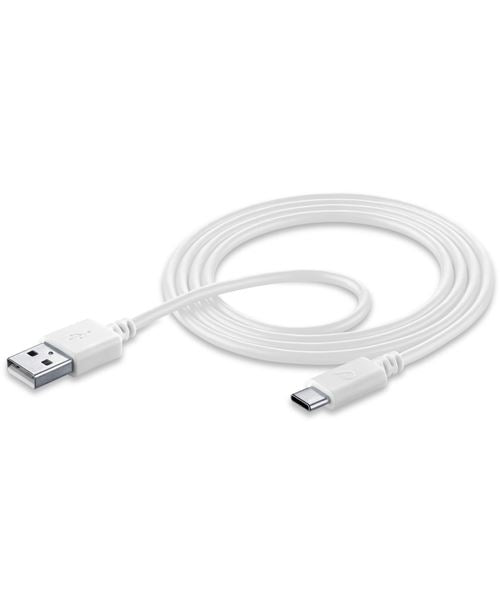 Cabo de Dados Cellularline Tipo A Tipo C USB 2.0 2m Branco Online