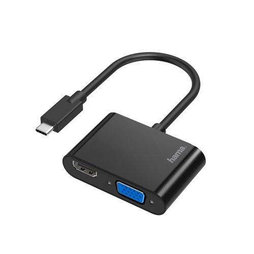 Adaptador Hama USB-C - VGA    HDMI Ultra-HD 4K Preto Online