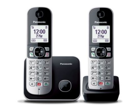 Telefone sem Fios Panasonic TG6852 Duo Fashion