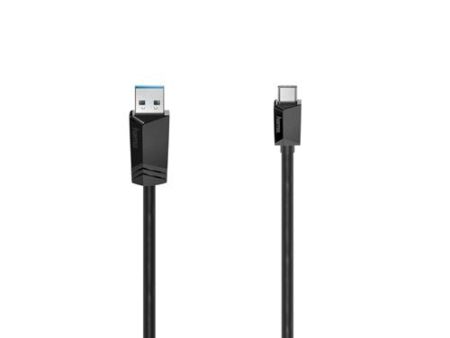 Cabo de Dados Hama USB-A   USB-C 3m Preto (200653) on Sale