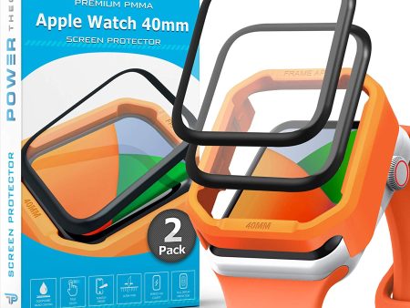 Apple Watch 40mm Premium PMMA Screen Protector [2-Pack] Hot on Sale