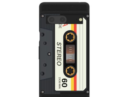 Black Cassette Google Pixel 7 Case Discount