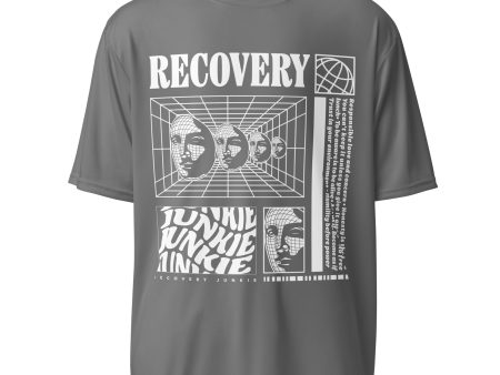 Vapor Wave Recovery Junkie Unisex performance crew neck t-shirt Supply