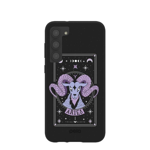 Black Aries Samsung Galaxy S23+(Plus) Case For Cheap