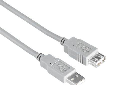 Extensão USB Hama 2.0 Tipo-A A 1.5m Cinza (0200905) Online Hot Sale