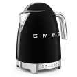 Chaleira Elétrica Smeg Linea Anni 50 KLF04BLEU - Preta For Cheap