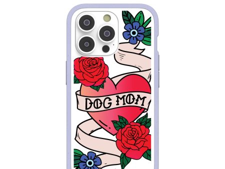 Clear Dog Mom iPhone 14 Pro Case With Lavender Ridge on Sale