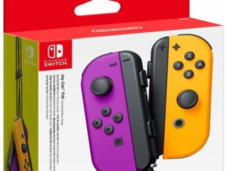 Joy-Con Nintendo Switch (E D) - Roxo | Laranja Néon For Discount