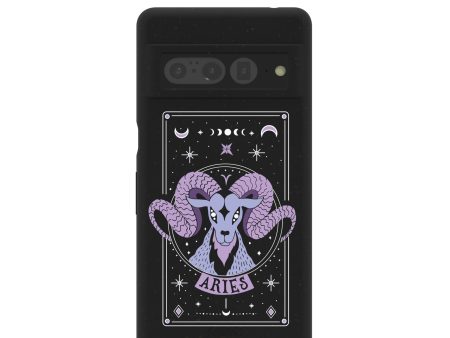 Black Aries Google Pixel 7 Pro Case on Sale