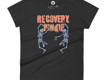 Dancing Recovery Junkie Skeletons - Women s short sleeve t-shirt Fashion