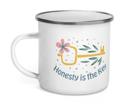 Honesty is the Key Maxim Enamel Mug For Discount