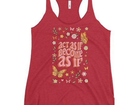 Act as if Maxim Women s Racerback Tank Sale